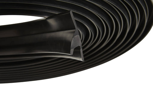 Rubrail Fricción EPDM Shark negro ORCA Pennel & Flipo 16 metros